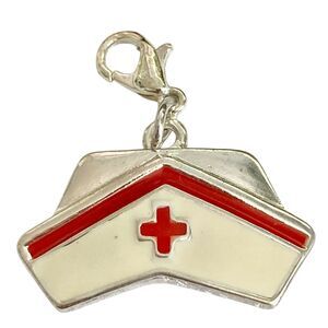 Nursing Cap Clip On Charm Zipper Pull Bag Purse Charm Graduation Gift RN LPN CNA